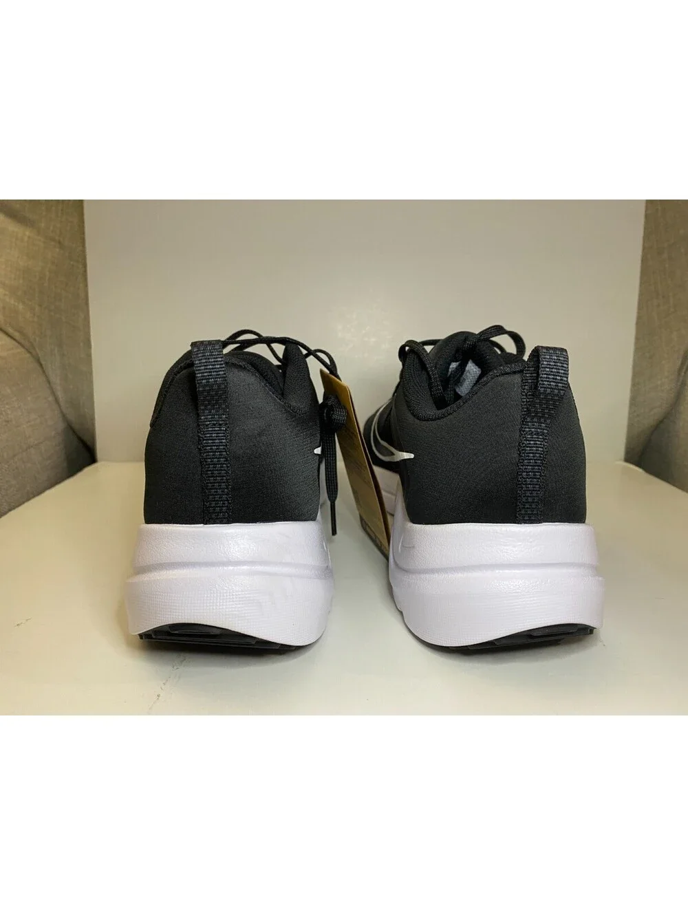Nike Downshifter 12 DD9293-001 Mens Sneaker US 11 Black White Mesh Running Shoes